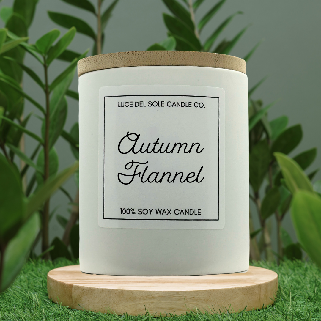 Autumn Flannel 12 oz Candle