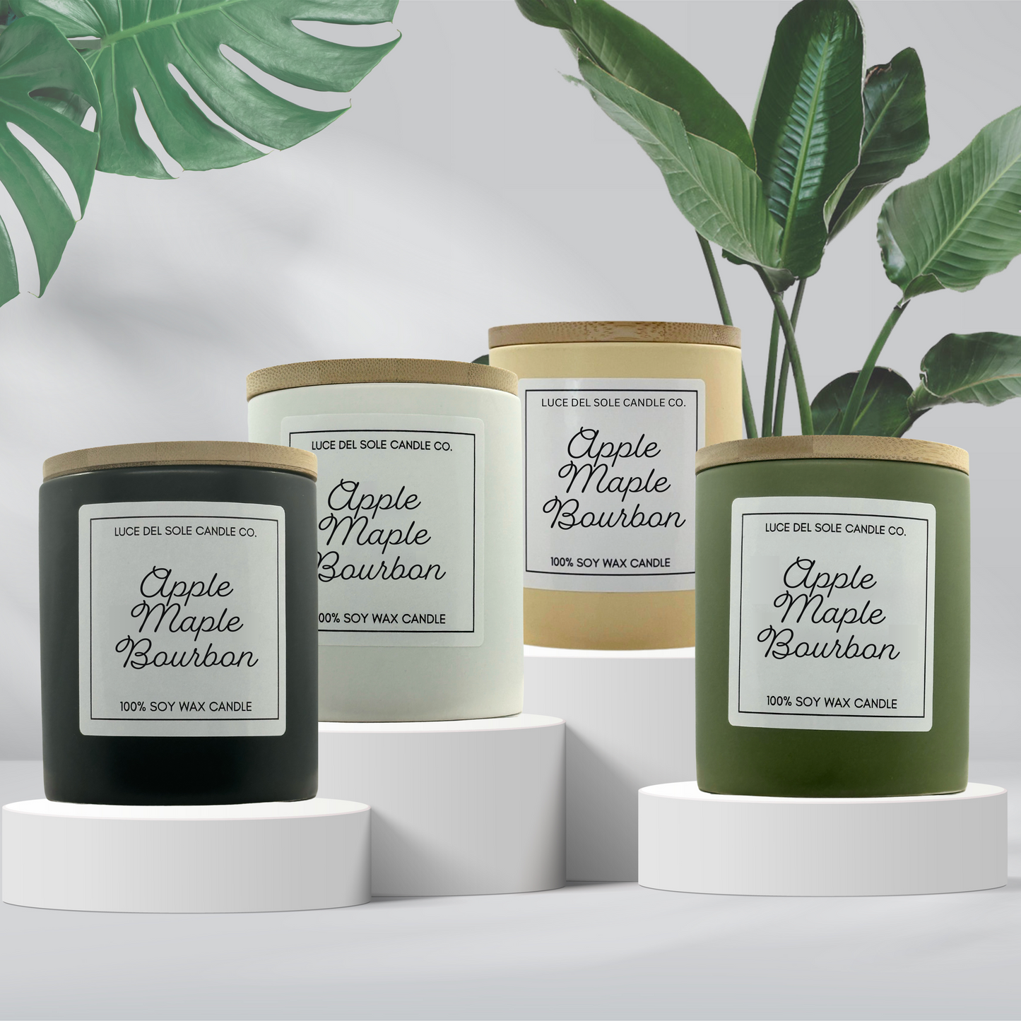 Apple Maple Bourbon 12 oz Candle