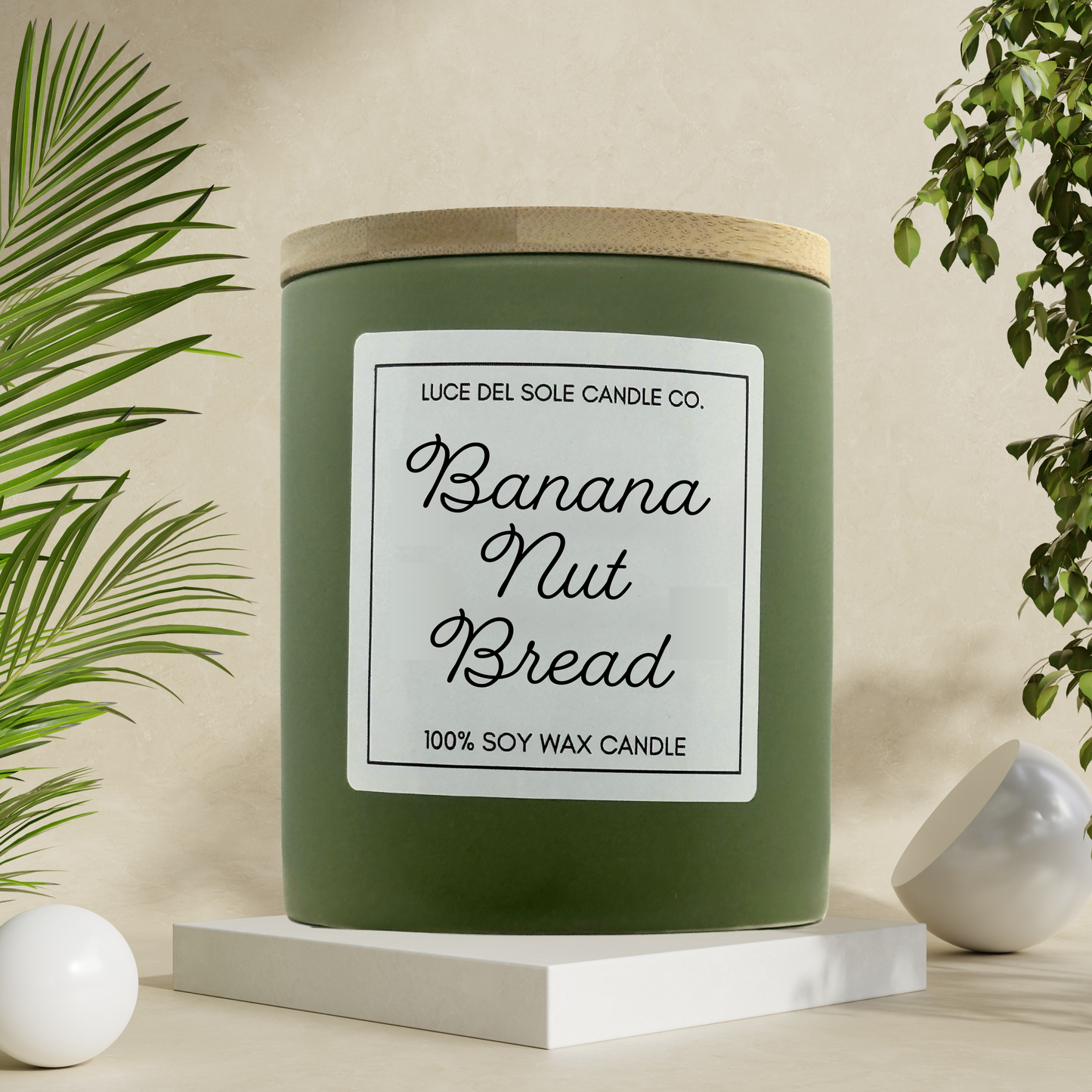 Banana Nut Bread 12 oz Candle