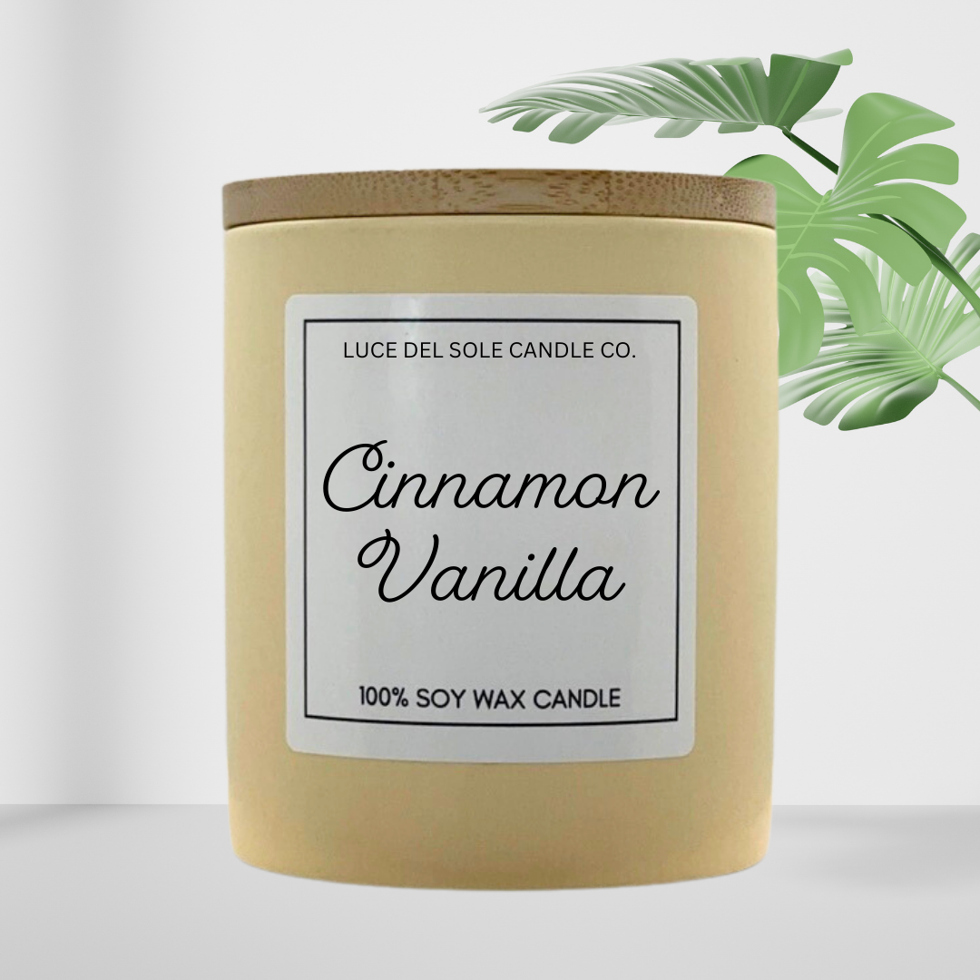 Cinnamon Vanilla 12 oz Candle